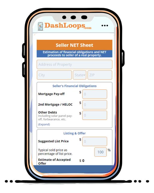 dashloops.com seller net sheet