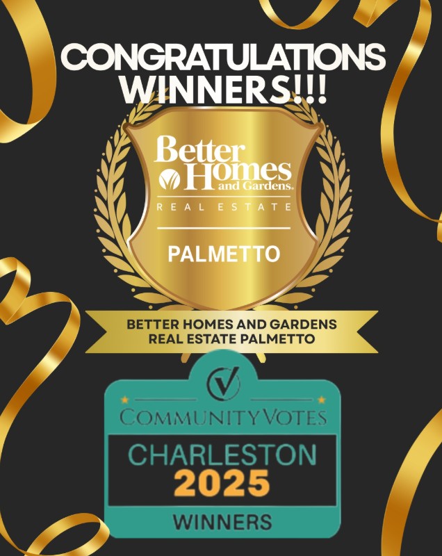Better Homes and gardens Real Estate Voted Charleston Community Votes Winner 2025