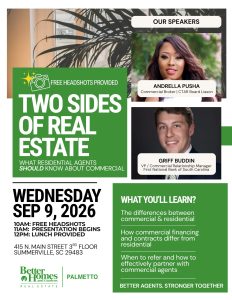 Commercial Real Estate Agents in Charleston: Build Your Business With Better Homes and Gardens Real Estate Palmetto